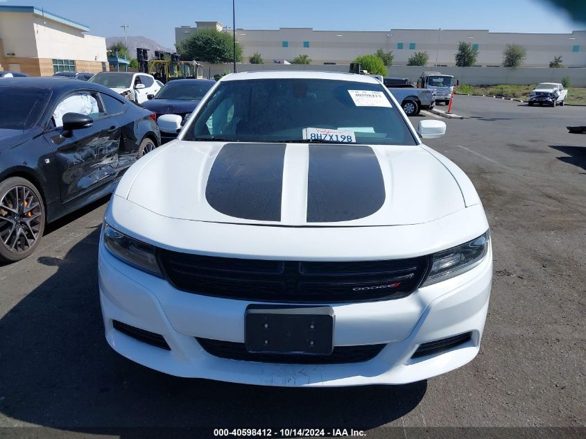 2019 Dodge Charger Sxt Rwd VIN: 2C3CDXBGXKH643513 Lot: 40598412