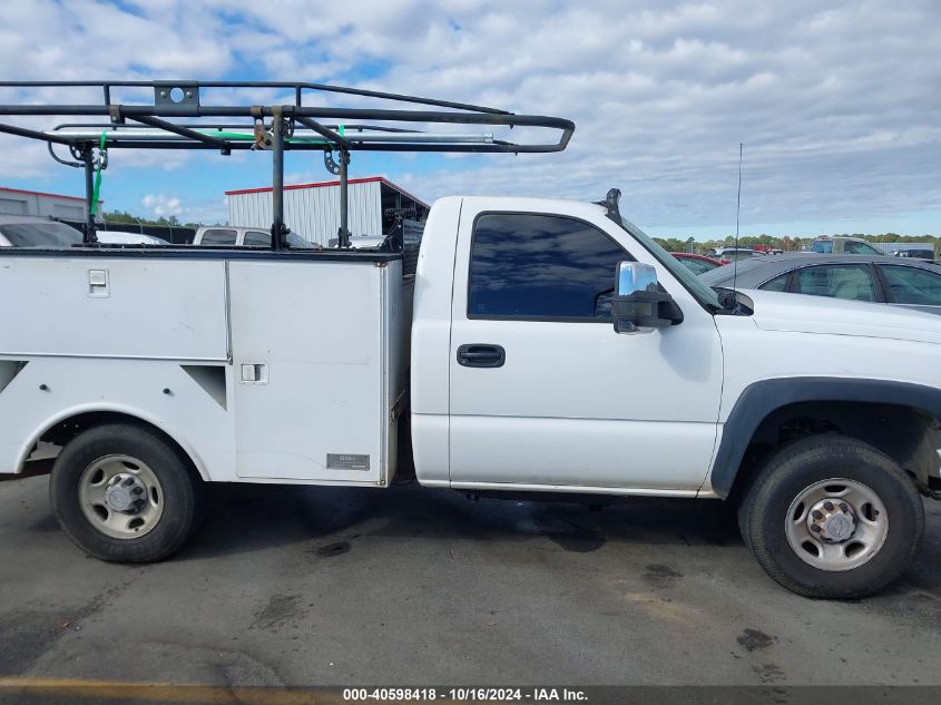 2006 Chevrolet Silverado 2500Hd Work Truck VIN: 1GBHC24U16E149326 Lot: 40598418