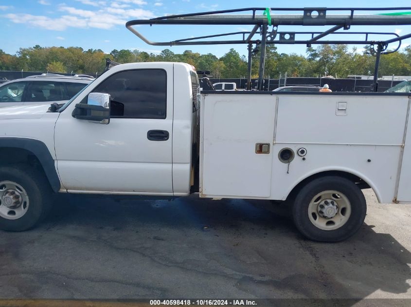 2006 Chevrolet Silverado 2500Hd Work Truck VIN: 1GBHC24U16E149326 Lot: 40598418