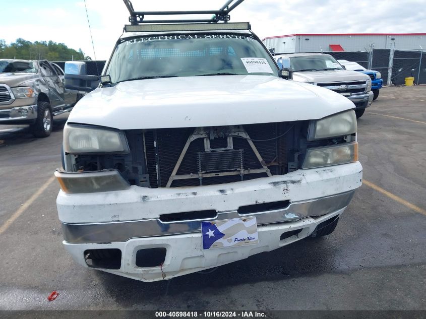 2006 Chevrolet Silverado 2500Hd Work Truck VIN: 1GBHC24U16E149326 Lot: 40598418