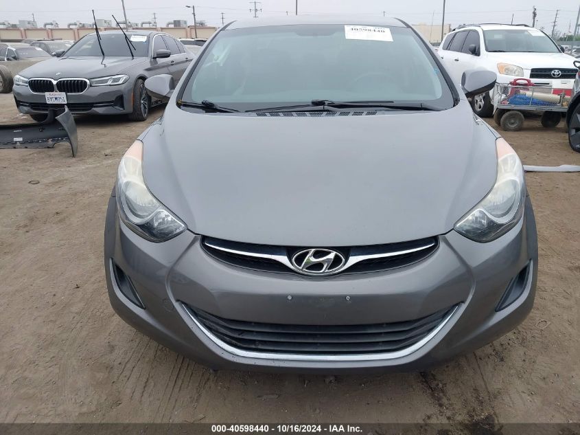 2013 Hyundai Elantra Gls VIN: 5NPDH4AEXDH326571 Lot: 40598440