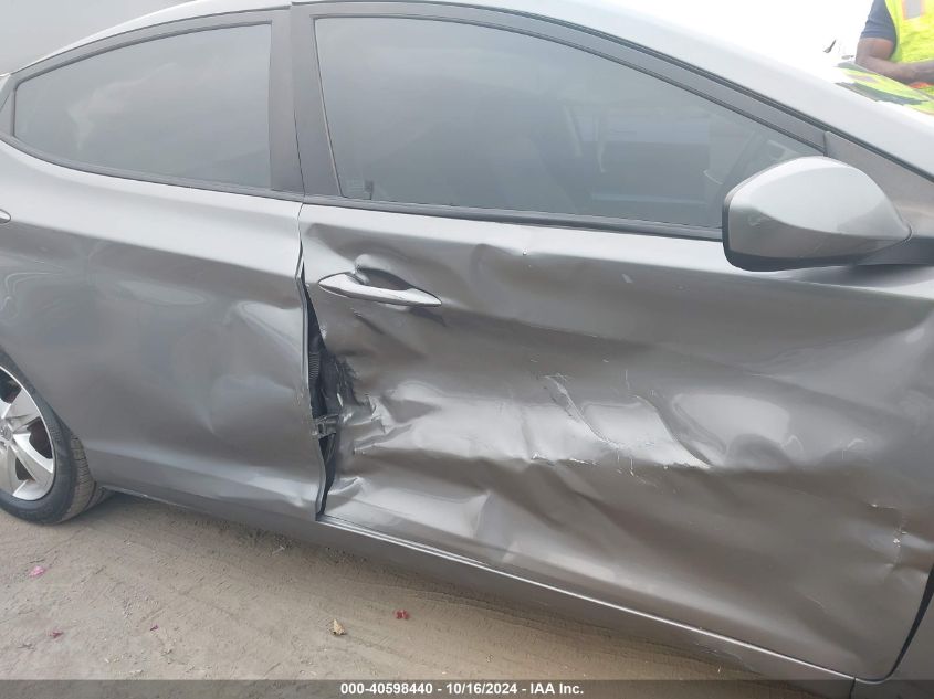 2013 Hyundai Elantra Gls VIN: 5NPDH4AEXDH326571 Lot: 40598440