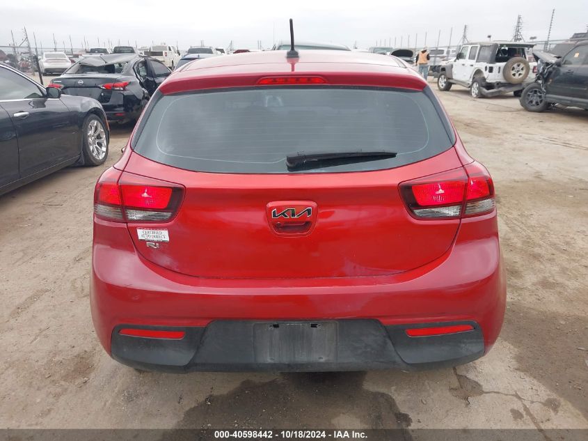 2022 Kia Rio 5-Door S VIN: 3KPA25AD1NE444385 Lot: 40598442