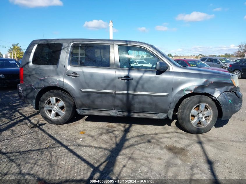 2011 Honda Pilot Ex-L VIN: 5FNYF3H63BB038550 Lot: 40598505