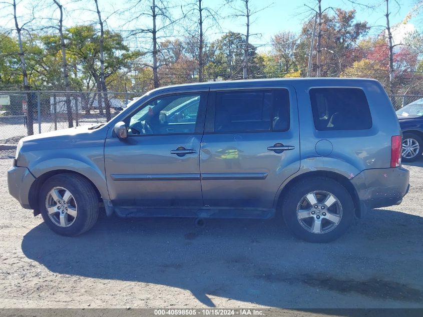 2011 Honda Pilot Ex-L VIN: 5FNYF3H63BB038550 Lot: 40598505