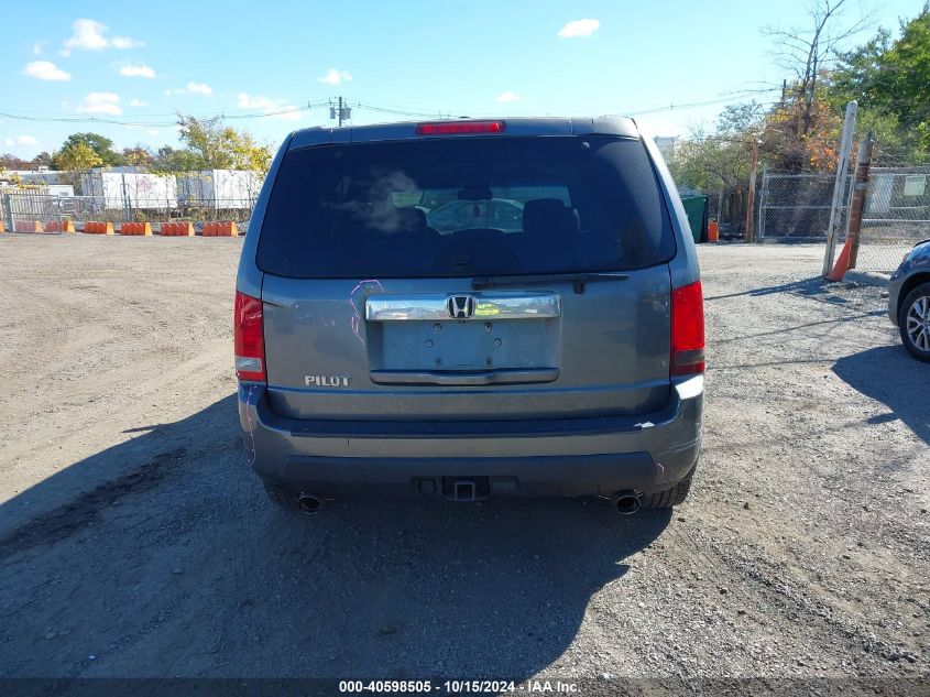 2011 Honda Pilot Ex-L VIN: 5FNYF3H63BB038550 Lot: 40598505