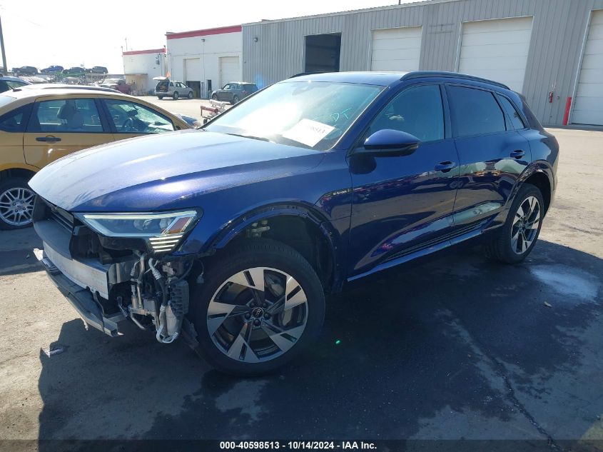 2023 Audi E-Tron Premium Quattro VIN: WA1AAAGE2PB014127 Lot: 40598513