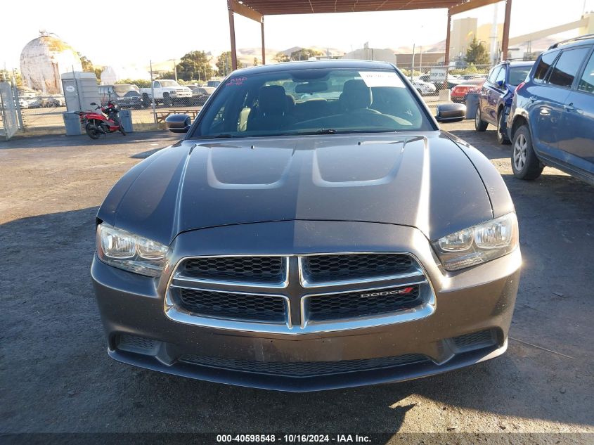 2013 Dodge Charger Se VIN: 2C3CDXBG5DH637153 Lot: 40598548