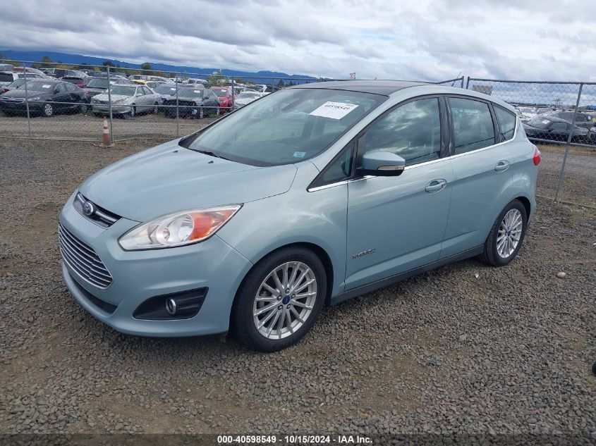 2013 Ford C-Max Hybrid Sel VIN: 1FADP5BU0DL526133 Lot: 40598549