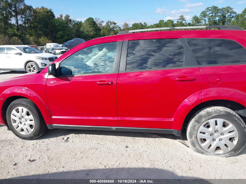 2018 Dodge Journey Se VIN: 3C4PDCAB0JT319763 Lot: 40598568