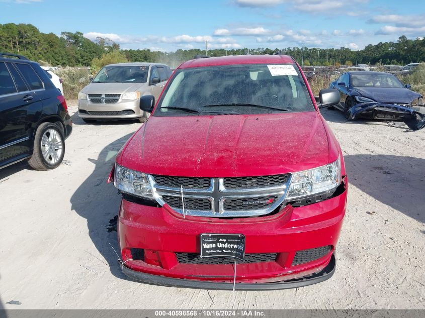 2018 Dodge Journey Se VIN: 3C4PDCAB0JT319763 Lot: 40598568