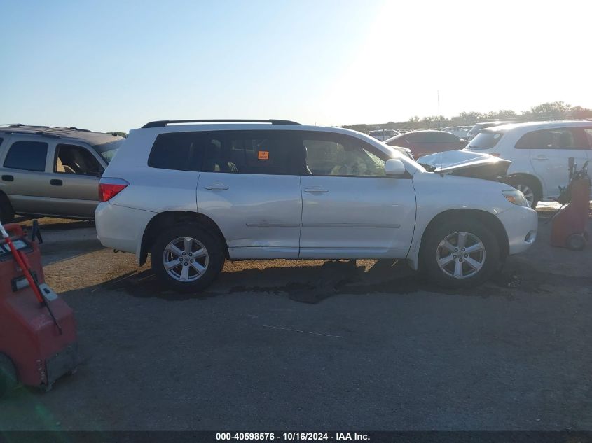 2010 Toyota Highlander VIN: 5TDZA3EH4AS001087 Lot: 40598576