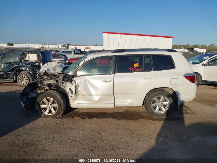 2010 Toyota Highlander VIN: 5TDZA3EH4AS001087 Lot: 40598576