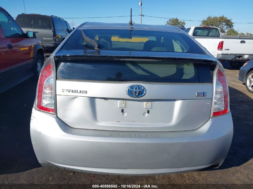 2015 Toyota Prius Two VIN: JTDKN3DU5F0394967 Lot: 40598585