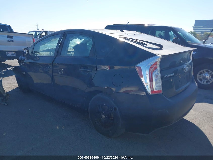 2015 TOYOTA PRIUS VIN: JTDKN3DU5F1962662