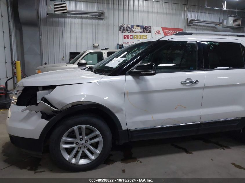 2014 Ford Explorer Xlt VIN: 1FM5K8D84EGA89757 Lot: 40598622