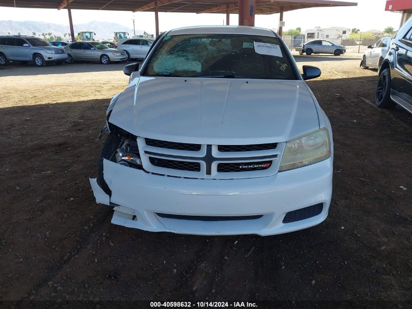 2014 Dodge Avenger Se VIN: 1C3CDZAB5EN110661 Lot: 40598632