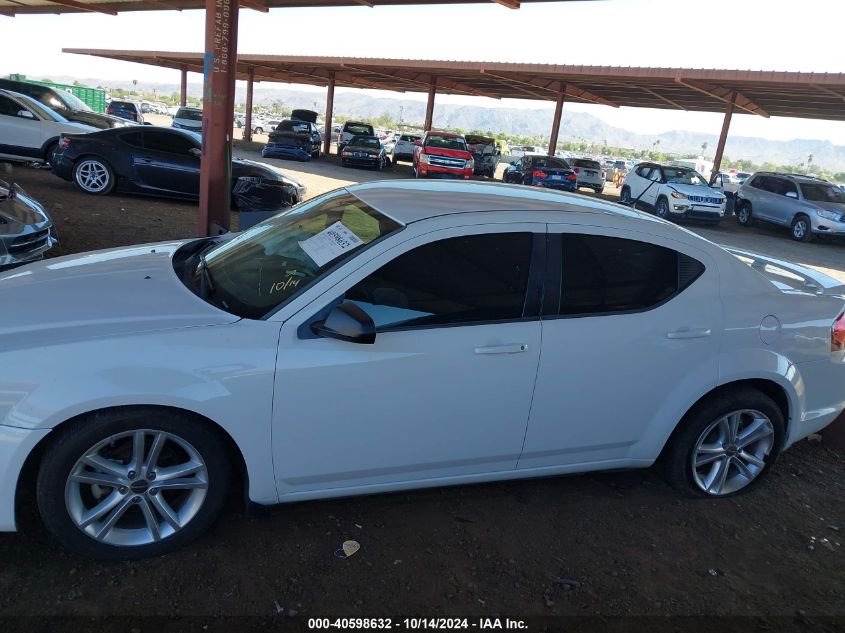 2014 Dodge Avenger Se VIN: 1C3CDZAB5EN110661 Lot: 40598632