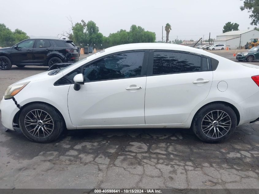 2013 Kia Rio Lx VIN: KNADM4A30D6279004 Lot: 40598641