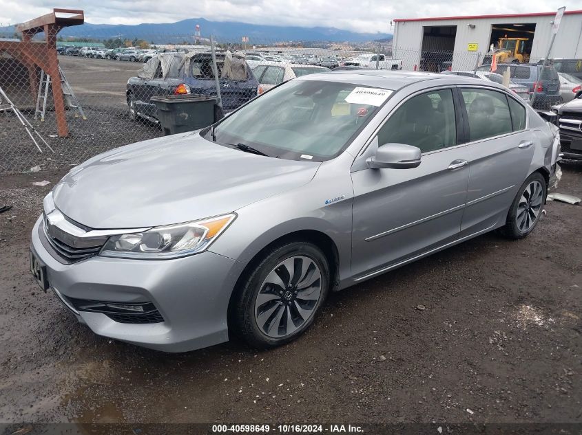 VIN JHMCR6F59HC014481 2017 Honda Accord, Hybrid Ex-L no.2