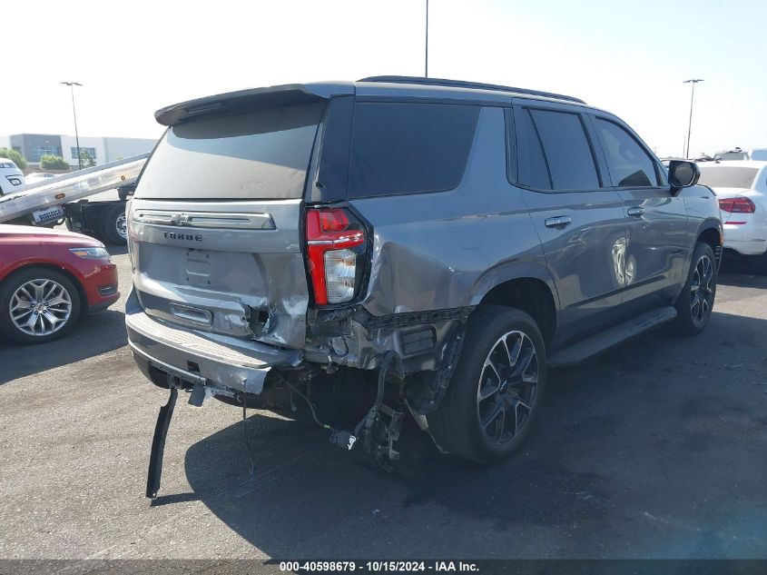 2022 Chevrolet Tahoe 2Wd Rst VIN: 1GNSCRKD0NR280985 Lot: 40598679