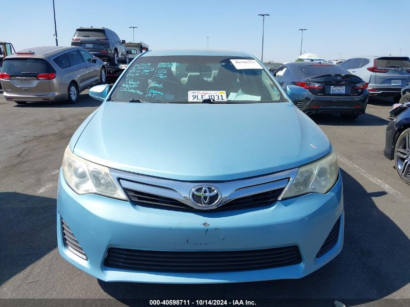 2012 Toyota Camry Le VIN: 4T1BF1FK4CU540448 Lot: 40598711