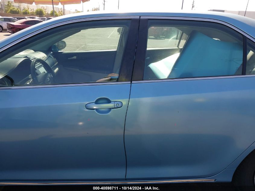 2012 Toyota Camry Le VIN: 4T1BF1FK4CU540448 Lot: 40598711