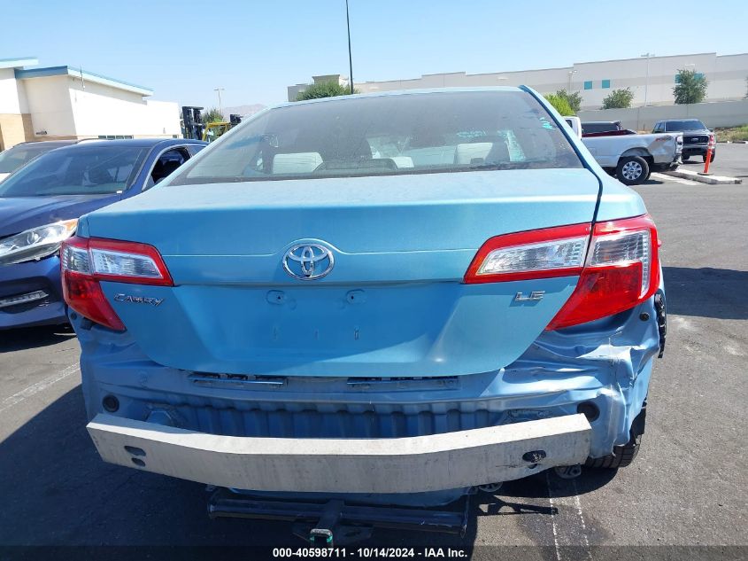 2012 Toyota Camry Le VIN: 4T1BF1FK4CU540448 Lot: 40598711