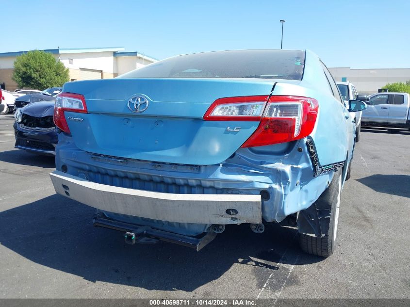 2012 Toyota Camry Le VIN: 4T1BF1FK4CU540448 Lot: 40598711