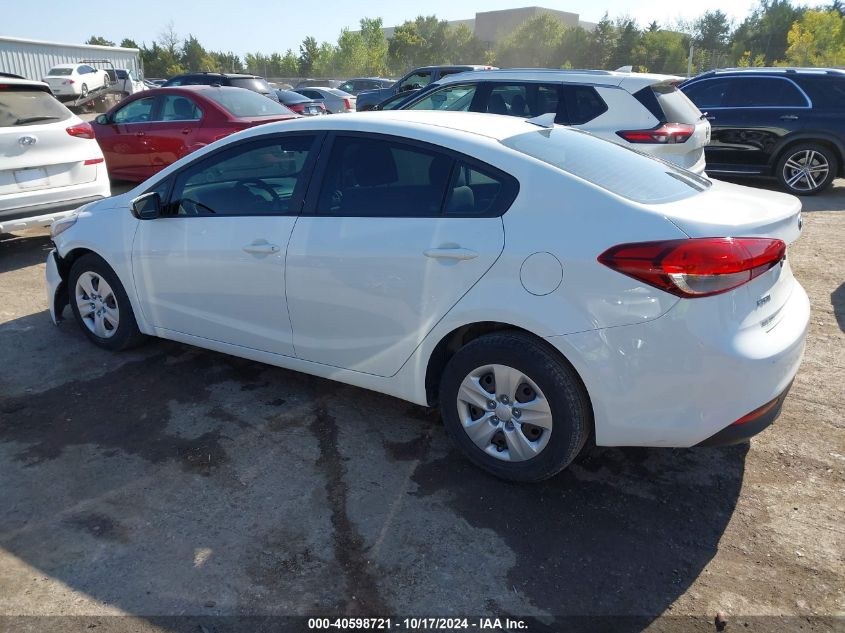 2017 Kia Forte Lx VIN: 3KPFK4A79HE092753 Lot: 40598721