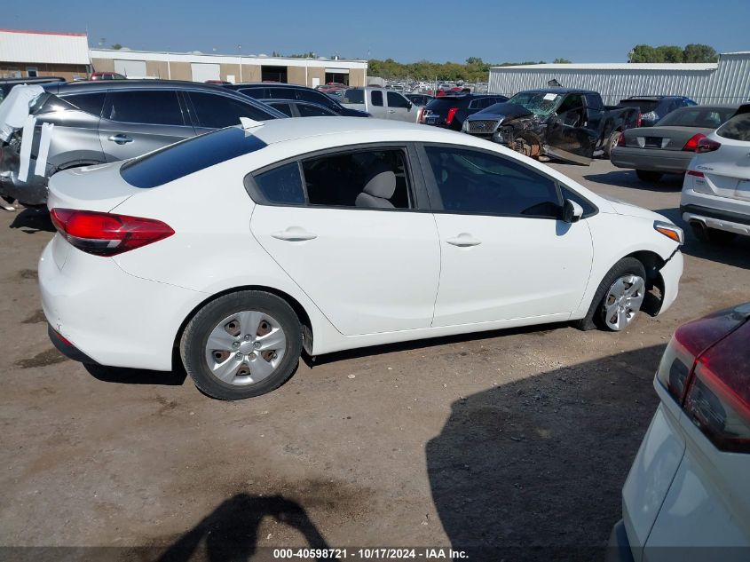 2017 Kia Forte Lx VIN: 3KPFK4A79HE092753 Lot: 40598721