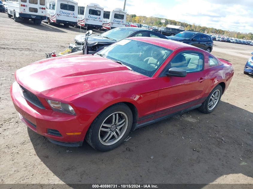 2010 Ford Mustang V6/V6 Premium VIN: 1ZVBP8AN0A5166176 Lot: 40598731