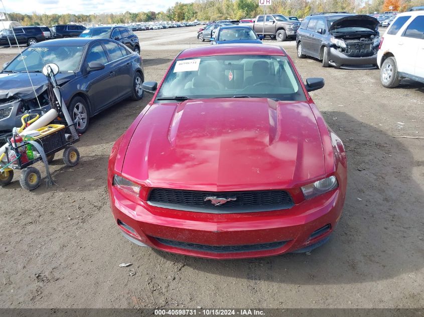 2010 Ford Mustang V6/V6 Premium VIN: 1ZVBP8AN0A5166176 Lot: 40598731