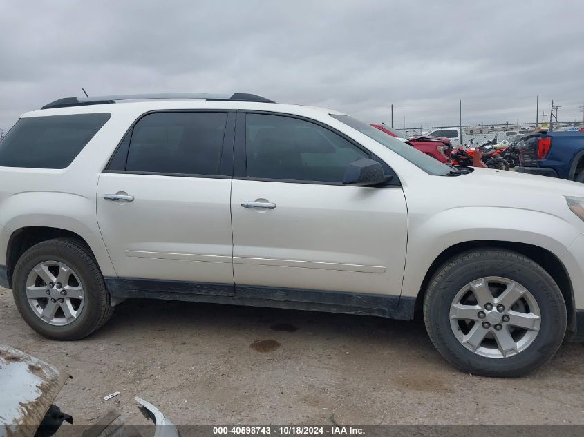 2014 GMC Acadia Sle-2 VIN: 1GKKRPKD5EJ367845 Lot: 40598743