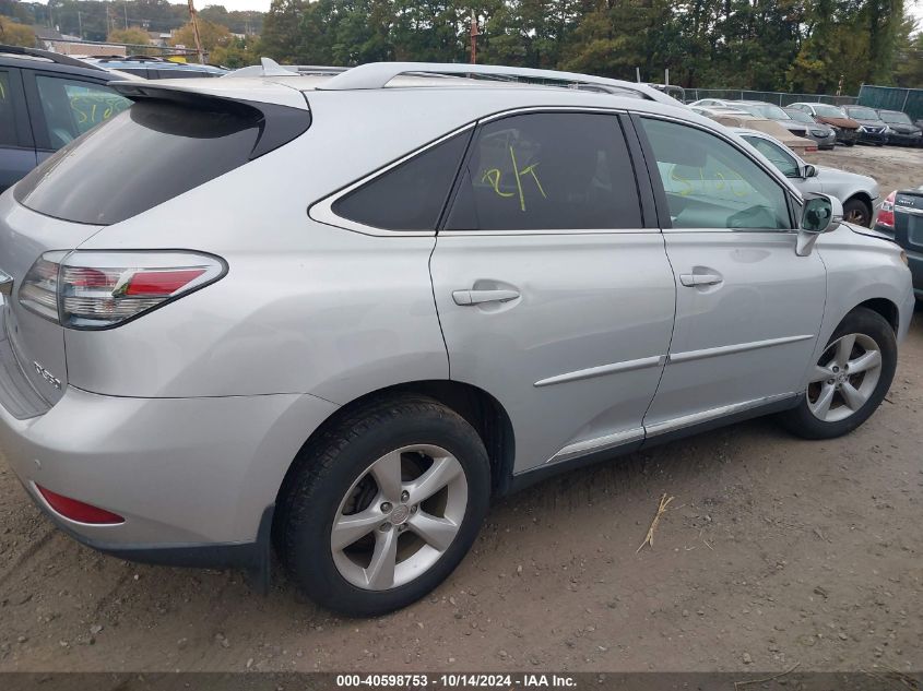 2012 Lexus Rx 350 VIN: 2T2BK1BA9CC148135 Lot: 40598753