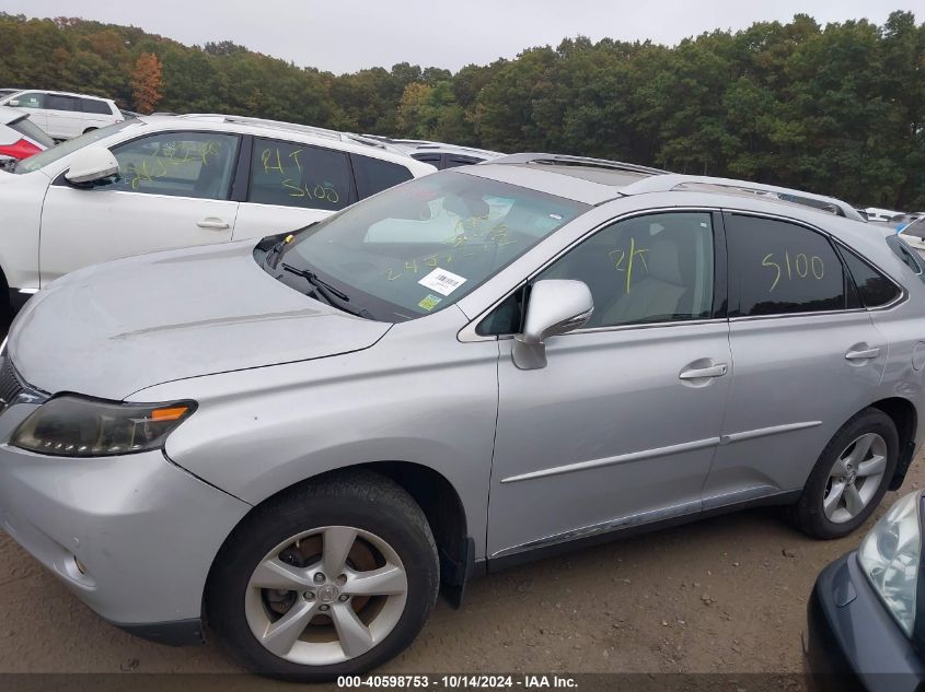 2012 Lexus Rx 350 VIN: 2T2BK1BA9CC148135 Lot: 40598753