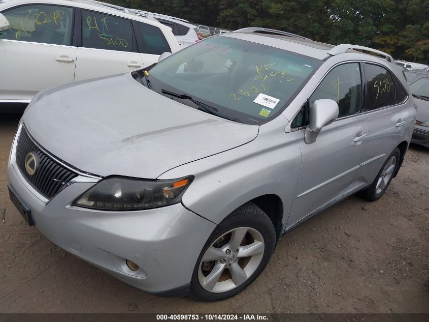 2012 Lexus Rx 350 VIN: 2T2BK1BA9CC148135 Lot: 40598753