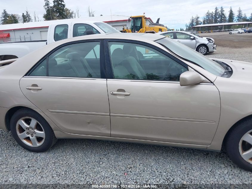 2004 Toyota Camry Se VIN: 4T1BE30K54U936543 Lot: 40598796