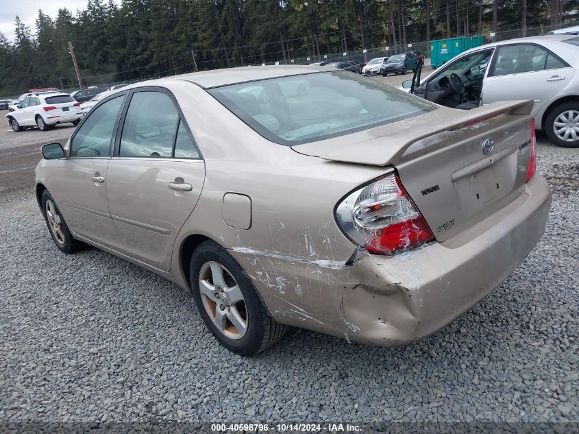 2004 Toyota Camry Se VIN: 4T1BE30K54U936543 Lot: 40598796