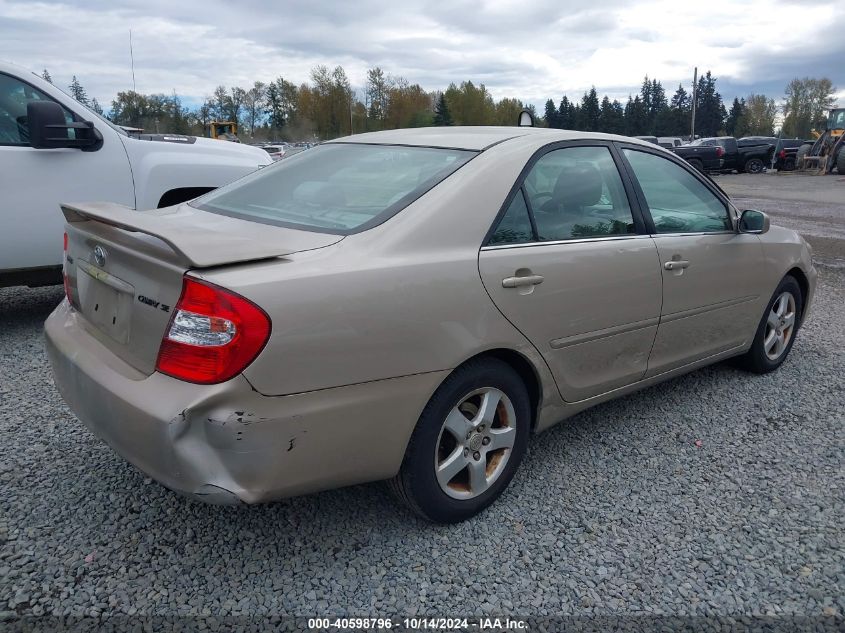 2004 Toyota Camry Se VIN: 4T1BE30K54U936543 Lot: 40598796