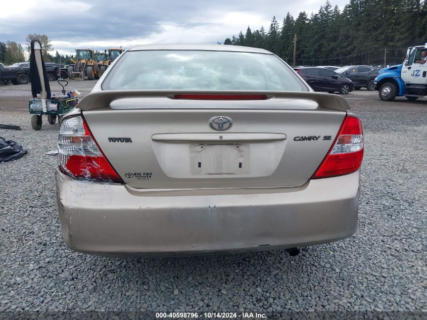 2004 Toyota Camry Se VIN: 4T1BE30K54U936543 Lot: 40598796