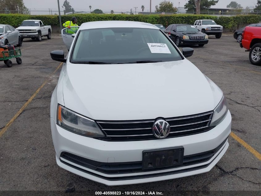 2015 Volkswagen Jetta 2.0L S VIN: 3VW2K7AJ9FM329110 Lot: 40598823