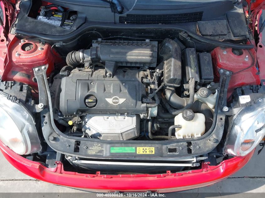 2010 Mini Cooper VIN: WMWMR3C53ATU97087 Lot: 40598828