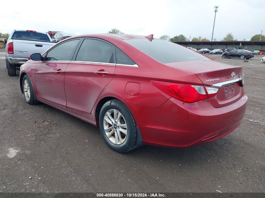 2013 Hyundai Sonata Gls VIN: 5NPEB4AC4DH676072 Lot: 40598830