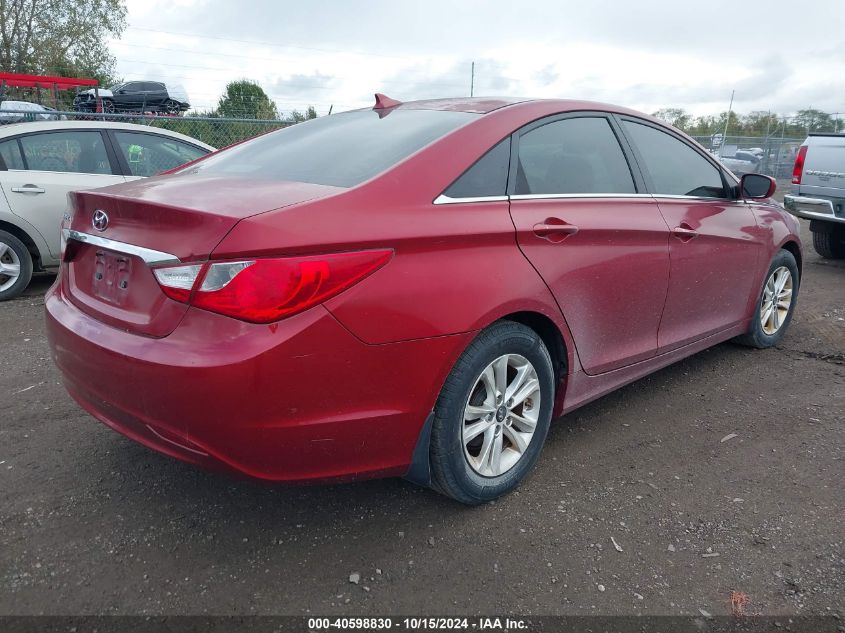 2013 Hyundai Sonata Gls VIN: 5NPEB4AC4DH676072 Lot: 40598830