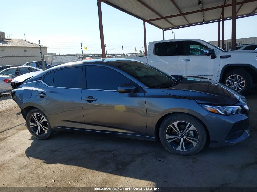 2022 Nissan Sentra Sv Xtronic Cvt VIN: 3N1AB8CVXNY309771 Lot: 40598847