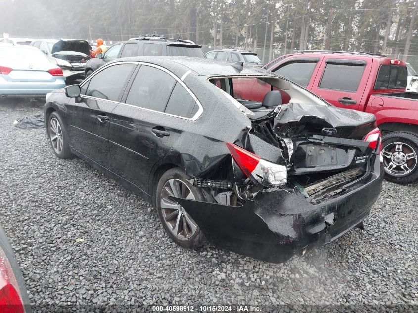 2016 Subaru Legacy 2.5I Limited VIN: 4S3BNAN68G3041837 Lot: 40598912