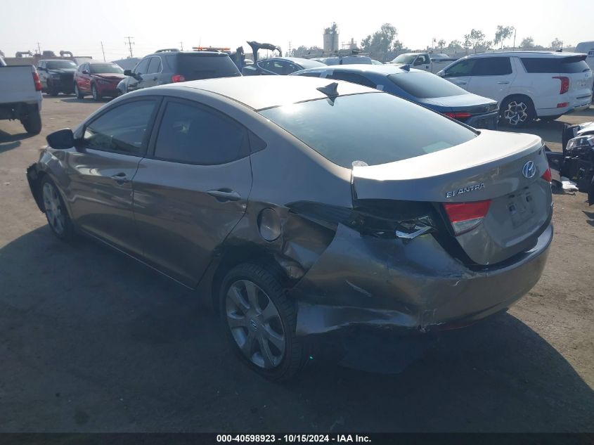 2013 Hyundai Elantra Limited VIN: 5NPDH4AE5DH236986 Lot: 40598923