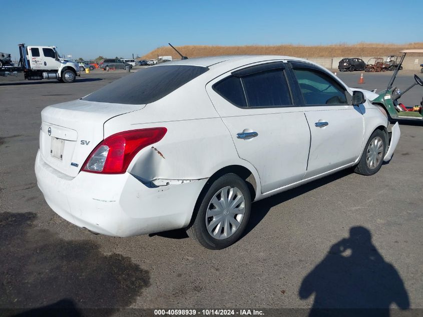 2012 Nissan Versa 1.6 Sv VIN: 3N1CN7AP6CL801612 Lot: 40598939