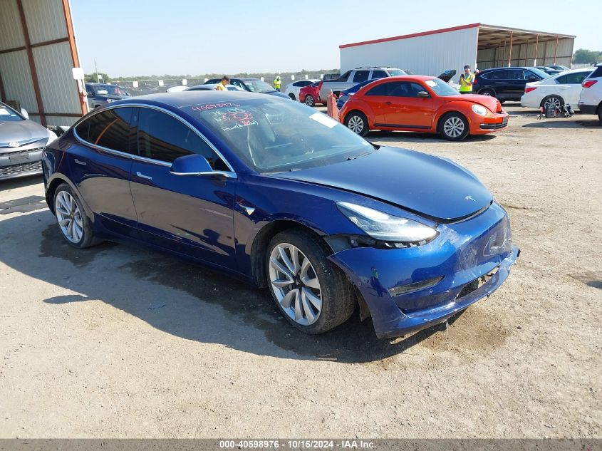 2018 Tesla Model 3 Long Range/Mid Range VIN: 5YJ3E1EA3JF049721 Lot: 40598976